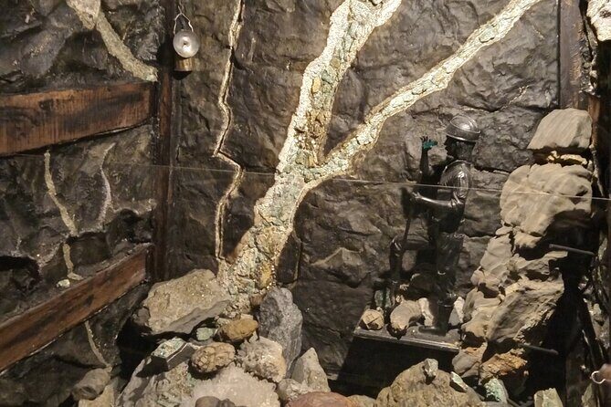 Colombian Emeralds Tour & Panoramic Viewpoint of Bogotà - Museo Internacional De La Esmeralda: mine tunnel + big view